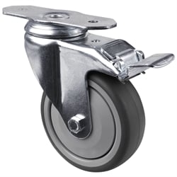 Swivel Castors with Brake, for Aluminum Construction Profiles