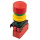 Emergency stop button 2NC/(1NO), mounting diameter 22.3 mm, with contact blocks