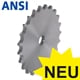Plate wheels KRL, Steel, pre-bored, ANSI (ASA, ex DIN 8188)