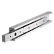 Teleskopické výsuvy DA 4120, šírka 36 mm, do 550 kg, čiastočné vysunutie, hliník