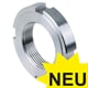 Slotted Round Nuts DIN 1804, Steel zinc-plated and Steel bright