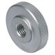 Flat Knurled Nuts DIN 467, Steel zinc-plated