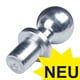 Ball Studs DIN 71803 with Rivet Stud, Steel Zinc-plated
