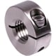 Zverné krúžky - Upínacie objímky, so závitom, nehrdzavejúca oceľ
