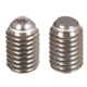 Prútové skrutky s guličkovou hlavou, nehrdzavejúca oceľ