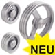 V-Belt Pulleys, Cast Aluminium, Profile Z, SPZ and XPZ (10), 3 Grooves