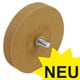 Foil Eraser / Eraser Disc with threaded Axle and Adapter