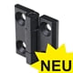 Heavy Duty Hinges M237.3, Stainless Steel, plastic coated black