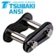 Connecting Link with Spring Clip No. 11/E Tsubaki ANSI (ASA, ex DIN 8188) Lambda, Premium